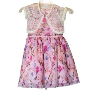 Nannette Girl's Pink Dress Size 6